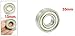 uxcell 2 Pcs Shielded 35mm x 15mm x 11mm 6202ZZ Double Shield Deep Groove Ball Bearing