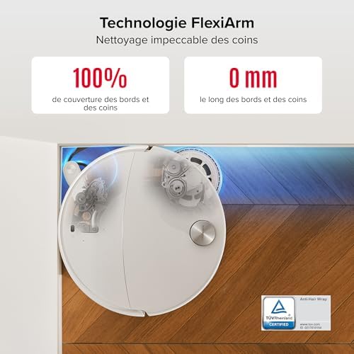 Qrevo Curv 2 Pro Robot Aspirateur Laveur avec Station 3.0, 25000Pa