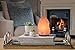 Spantik Heavy 9-13 lbs Himalayan Salt Lamp with Dimmer Switch Cord and wood base 10-11 Inch Height