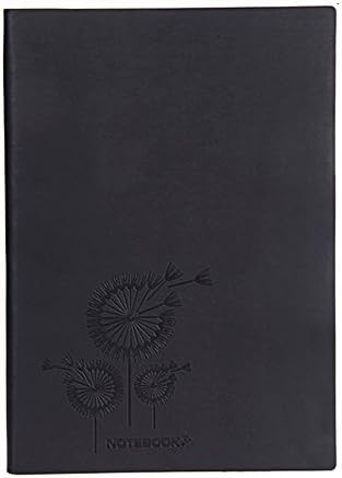 NectaRoy PU Leather Cover Notebook Writing Journal Diary, Dandelion Pattern Daily Notepad to Write in, Lined Paper, Size 212*148mm