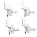 4 pcs Plastic Motor Base for Syma X5C JJRC H5C RC Quadcopter (White)