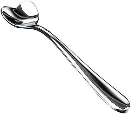 5pcs/lot Polishing Mini Heart Shape Tea ice scream Coffee Drink Condiment Soda Salt soup table Spoon Teaspoon ladle