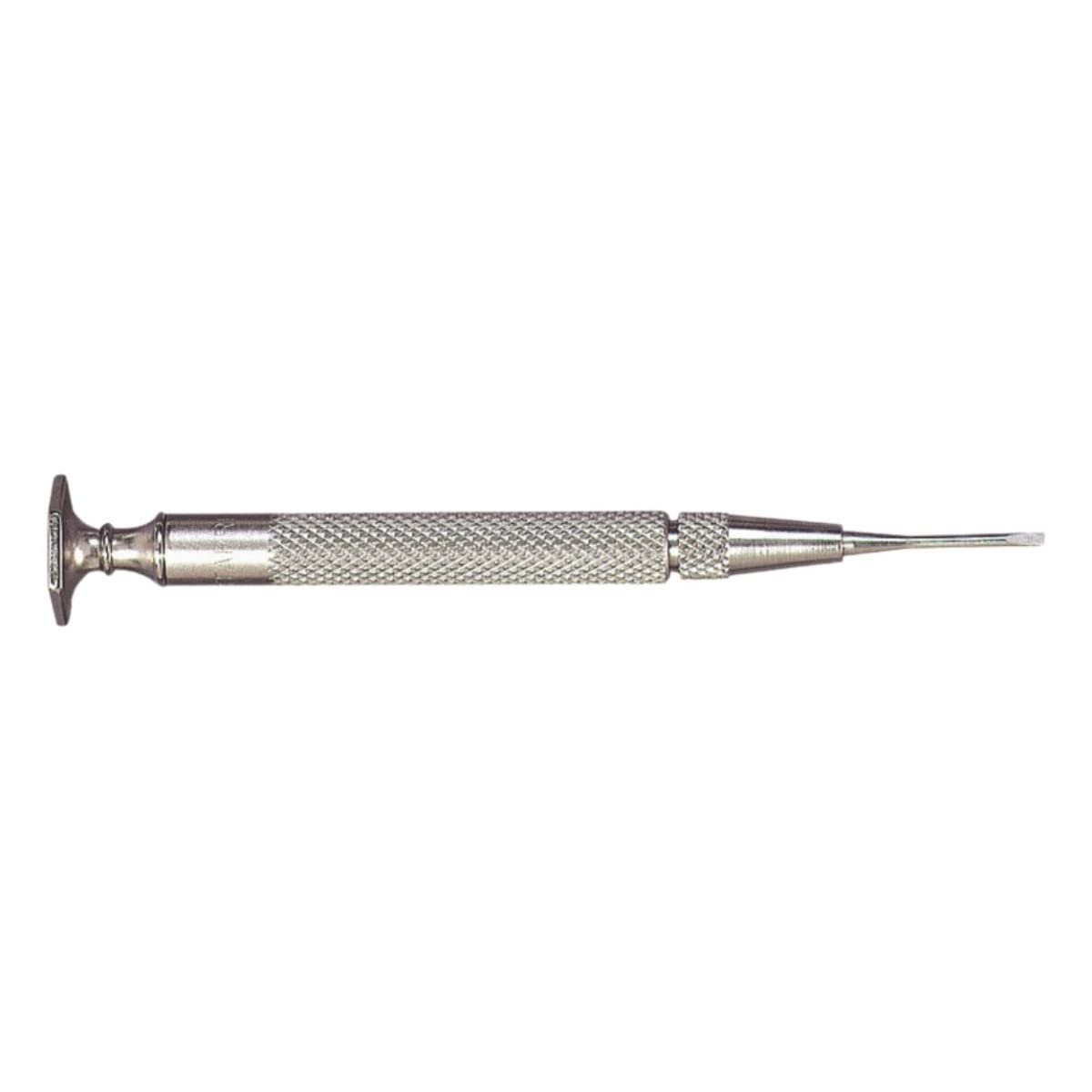 Starrett 555B Stainless Steel Jewellers Complete Screwdriver, .055" Head, 33/4" Length, 7/8" Blade Length