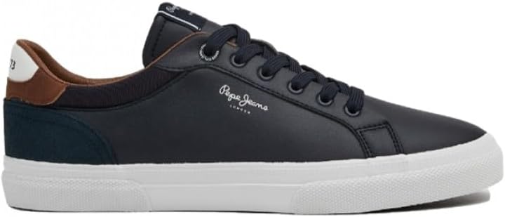 PMS30839 Zapatillas para Hombres, en Color Marino, cómodas, Cordones y Piso de Goma Antideslizante Hombre Zapatillas Marino 42 — foto 1 de 7