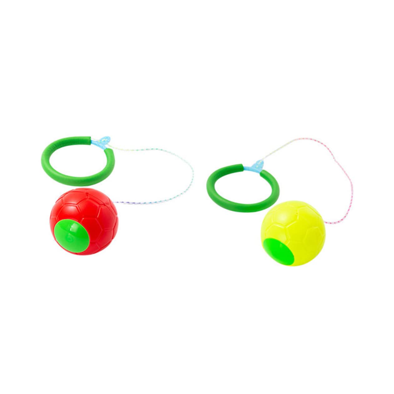 TOYANDONA Kids Ankle Skip Ball Game: 2pcs Jumping Sports Fitness Fat Burning Jump Rope Game for Boys Girls Adult Exercise Random Color