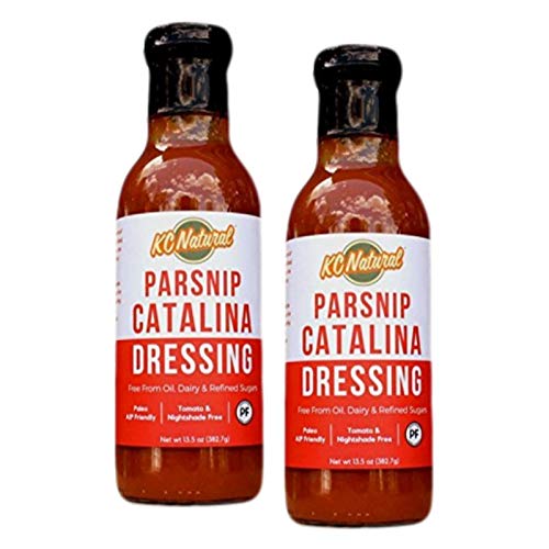 KC Natural - Paleo AIP Salad Dressing & Sauce - Parsnip Catalina - 13.5 oz (2 Pack)