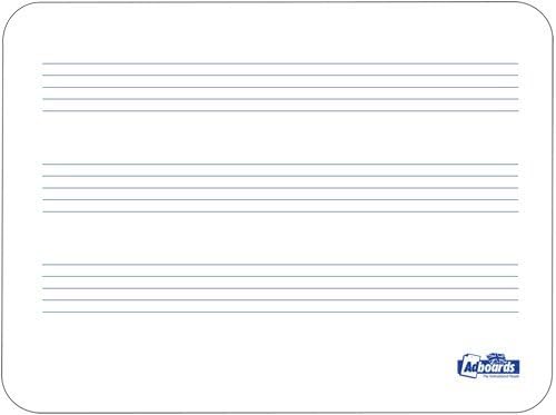 a4 whiteboards - 30 pack (music-lined)