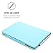 Snugg iPad 2 Case - Smart Cover with Kick Stand & (Baby Blue Leather) for Apple iPad 2