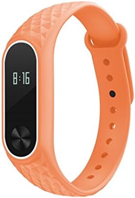 MORWIND Light Silicon Wrist Strap For XIAOMI MI Band 2 ,Xiaomi Mi Fitness Tracker Bracelet Accessories/Xiaomi Mi Band 2 Replacement Wristband Band Strap (G)