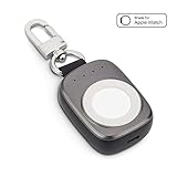 Oittm Pocket Sized Travel Friendly Wireless Charger 700mAh Portable Smart Keychain Power Bank [ Apple MFi Certified ] for Apple Watch Series 2/ Series 1/ Nike+(Grey)