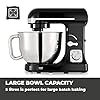 Tower-T12033-3-in-1-Stand-Mixer-with-6-Speeds-and-Pulse-Setting-1000-W-Black Tower T12033RG 3-in-1 5L Stand Mixer with 6 Speeds and Pulse Setting, 1000W, Black