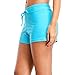 CharmLeaks Women's Sports Beach Bottom Swim Board Shorts, Medium, Blue
