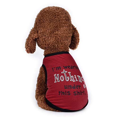 image for Wakeu Pet Supplies Wakeu Dog Clothes for Small Dogs Boy Yorkies Girl C