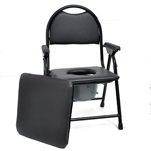 NAN handrail& Commode Chair Foldable Comfort Commode with Padded Toilet
