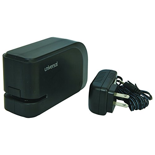 Universal Electric Half-Strip Stapler with Staple Channel Release, 20-Sheet Capacity, Black (43120) - Thumbnail 3