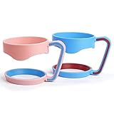 Plastic Handle Hand Rubber Anti-Slip Grip Accessory for 30 OZ RTIC Cooler Tumbler (2xhandle)