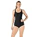 Speedo Women's Conservative Ultraback One Piece w/ Princess Seam Black Swimsuit 10 X 28