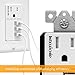 TOPGREENER 5.8A Ultra High Speed 3-Port USB Charger Outlet, 15A Tamper-Resistant Receptacle, Compatible with iPhone SE/11/XS/XR/X, Samsung Galaxy S20/S10/S9/Note & More, TU11558A3-2PCS, White 2-Pack
