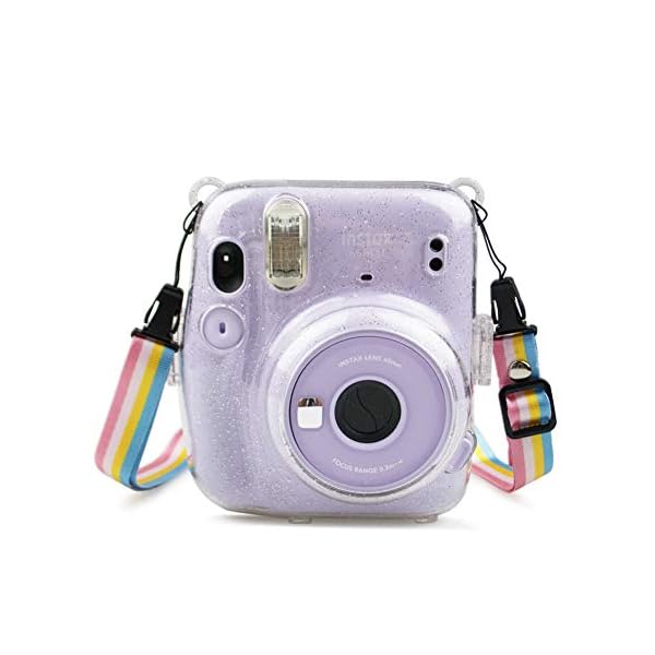 MUZIRI KINOKOO Transparente Hülle für Fuji Instax Mini 11, Schutzhülle Hardcase Tasche für Fujifilm Instax Mini 11…