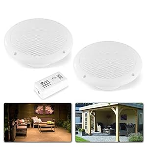 Power Dynamics BT10SET Plafond Bluetooth Speakerset voor Binnen en Buiten