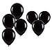 MOWO Black White Latex Balloons, Party Decorations, Helium Balloons, 12 inches, 3.2g/pcs, Pack of 100