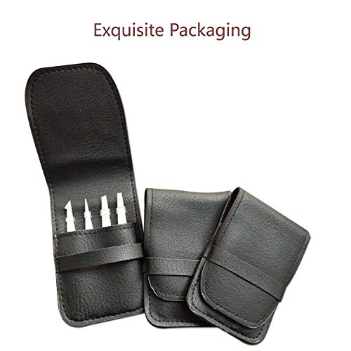 image for HXL Tweezers Set 4-Piece Professional Stainless Steel Tweezers- Best P