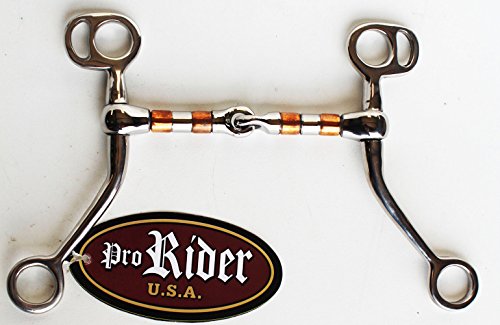 Circle Y Tom Thumb Stainless Steel Copper Rollers Shank Horse Bit Tack Equine 35442
