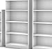 South Shore Axess 4-Shelf Bookcase, Standard, Pure White