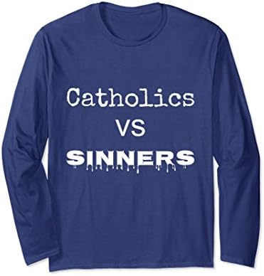 Unisex Catholics vs Sinners Medium Navy