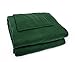 KC Caps Super Soft Fleece Blanket with Sleeves Dark Green, Super Cozy Microplush Wearable Throw for Women and Men, 53