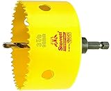 HSS BI-METAL, DEEP CUT HOLE SAW WITH ARBOR, 3-7/8