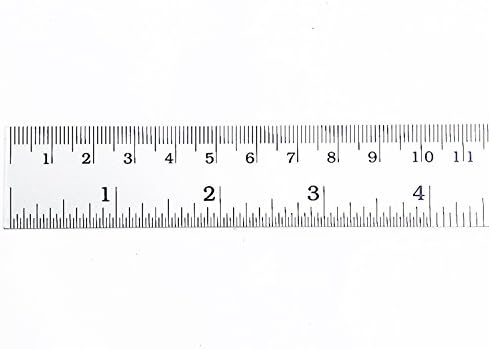 4 Per Pack of The Same Way Classics 12" and Metric Marking with Conversion Table Stainless Steel Ruler