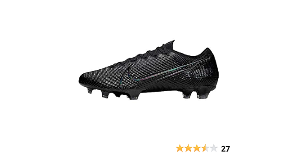 Amazon.com: Nike Vapor 13 Elite FG - Zapatillas de fútbol para hombre,  color negro y plateado mate, negro, 6.5 : Ropa, Zapatos y Joyería