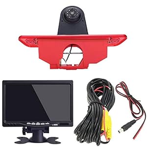 7 inch TFT LCD-scherm auto monitor + in 3e remlicht remlicht achteruitrijcamera transportster voor Peugeot Expert 2007…