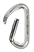 PETZL - Spirit, Carabiner for Sport Climbing, Straight, Silver with Black Gate, One Size