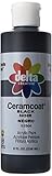 Delta Creative Ceramcoat Acrylic Paint in Assorted Colors (8 oz), 025068, Black