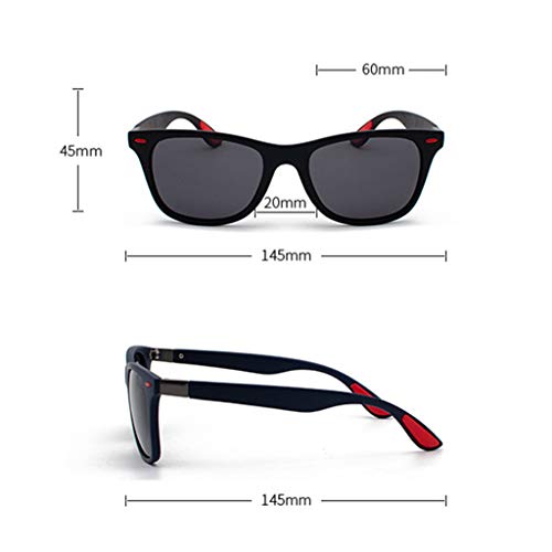 image for EINCcm Men And Women Classic Rimmed Eyeglasses Sunglasses Polarized Le