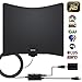 TV Antenna,2019 New HDTV Indoor Digital Amplified TV Antennas 120Miles Range with Amplifier TV Signals,Indoor Antenna for 4K1080P HD Free Local TV Channels-Support All TV's-16.5ft CoaxCable