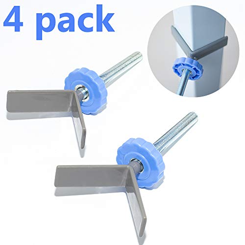 4 Pack M8 (8mm) Y Spindle Banister Baby Gate Adaptors for Pressure Mounted Baby and Pet Safety Gates Accessory