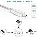 USB Type-C Cable(6.6ft/2m), Fiveboy USB C To C Fast Charging(100W/5A)and Sync(10Gbps) Cable for New MacBook,Nexus 5X/6P,Nintendo Switch and Other USB Type C Port Devices - White