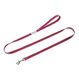 Dog Leash by DEXDOG | Matching Padded Strong Short Walking Leash for Dogs, Puppy Leash, Pet Leash | Puppy Supplies & Dog Accessories for Small Dogs (5/8 inch, pink)