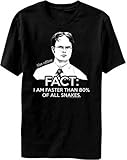 The Office TV Show Dwight Fact Faster Than Snakes Men's T-shirt