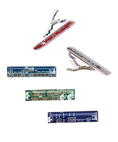 Green Circuit Board Tie Clip, unique gift for him