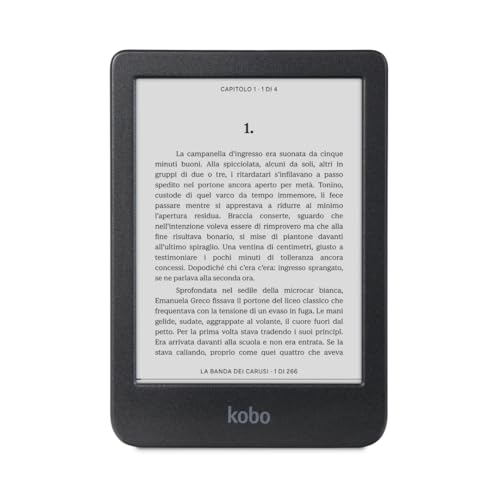 Kobo Clara BW eReader, 6” Touchscreen, Waterproof, 16GB, Black
