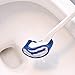MNtech 1PC Bathroom Wash Clean Creative Cleaning PP Toilet Sponge Brush Cleaning Tool (White)