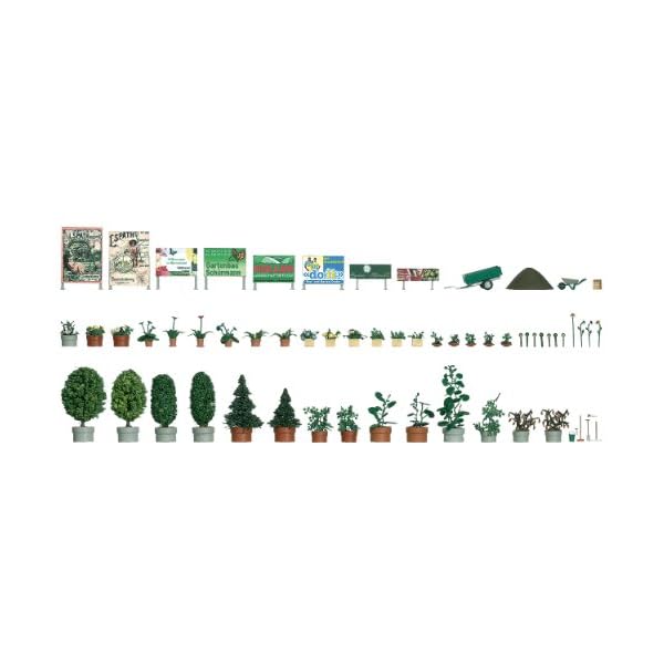 Busch 1211 H0 Blumen- und Pflanzkübel-Set Bausatz