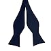 LUTHER PIKE SEATTLE Self Tie Bow Ties For Men Bowtie Tuxedo Bow Tie (Navy Blue)