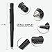 SGODDE Security Protection Multifunction Tactical Pen, Sahara Sailor Aerospace Aluminum Tactical Pen - Multifunctional Survial Tool with LED Flashlight Glass Breaker Bottle Opener(Black) (Style 1)