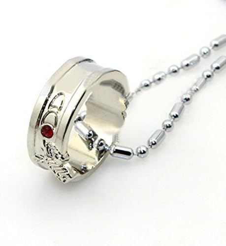 Relaxcos Sword Art Online Krito Asuna Ring Necklace Accessories