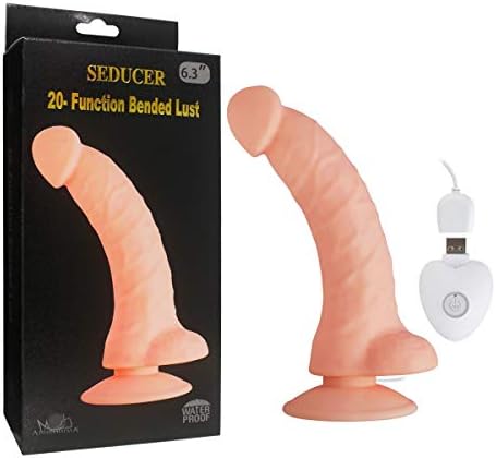 YYTTO 20 Frequency Vibrating Massage Toy Realistic Silicone Vibratior YYTTO (Color : Beige)